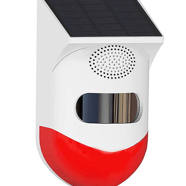 WIFI Pet- Friendly PIR Outdoor Solar Light & Siren Alarm & Remote Control
