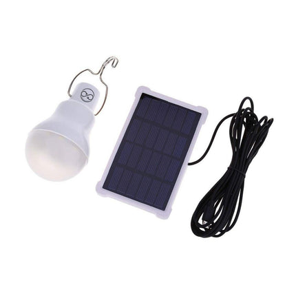 Deltaeon Energy - Rechargeable LED Light Bulb and Mini Solar Panel - 260Lm