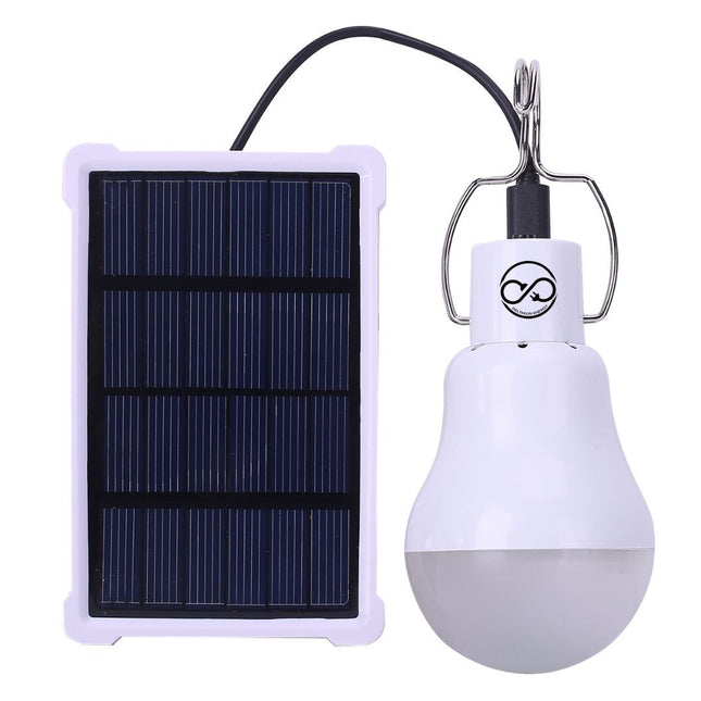 Deltaeon Energy - Rechargeable LED Light Bulb and Mini Solar Panel - 260Lm