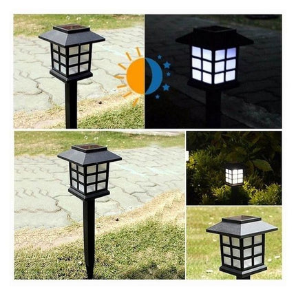 Solar Power Garden House Light 2 Pack