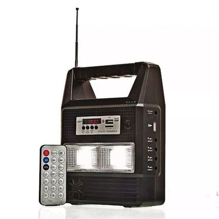 GD-8216 Rechargeable Solar Digital Light Kit FM Radio MP3 Player
