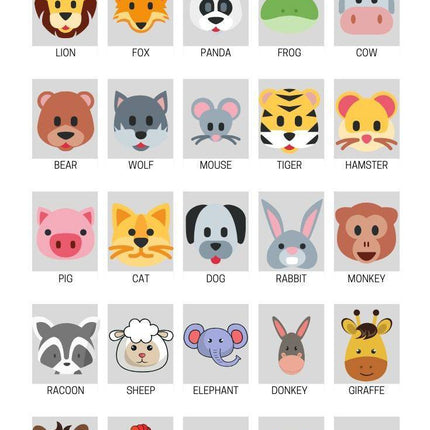 Guess Who? Animals Game