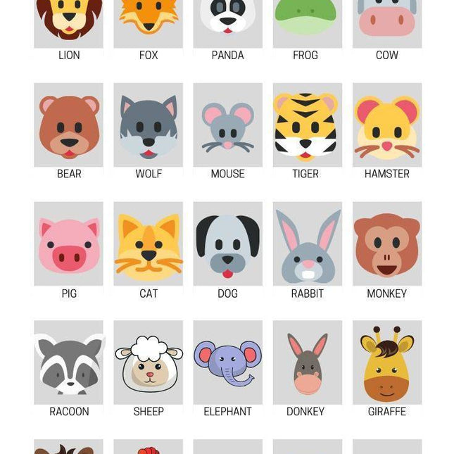 Guess Who? Animals Game
