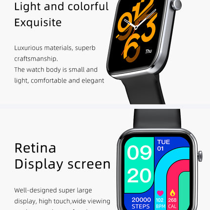 COLMI P15 Smart Watch - Black