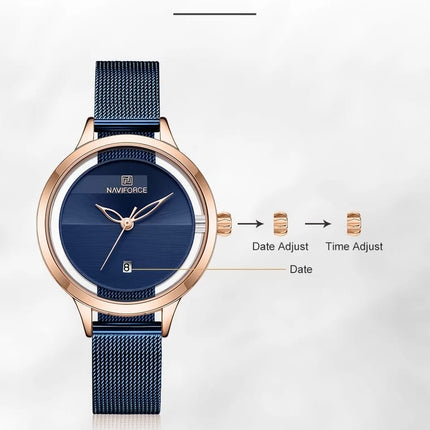 Naviforce 5014 Womens Watch - Blue