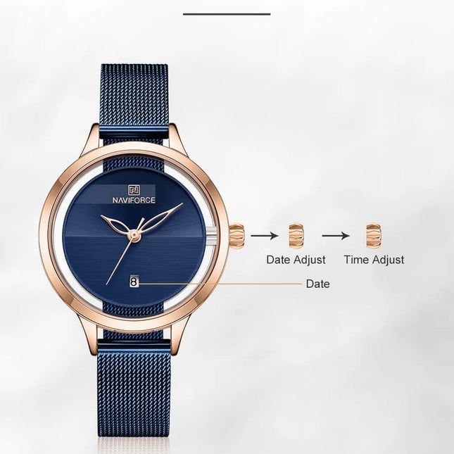 Naviforce 5014 Womens Watch - Blue