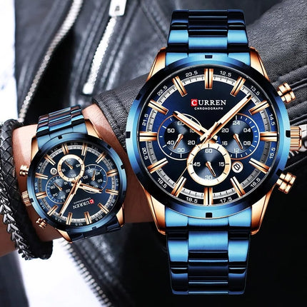 Curren 8355 Mens Watch - Blue