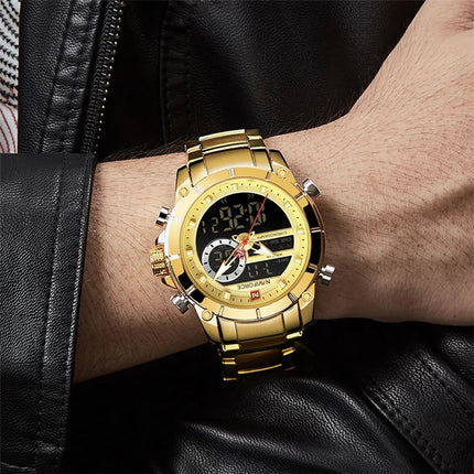 Naviforce 9163 Mens Watch - Gold