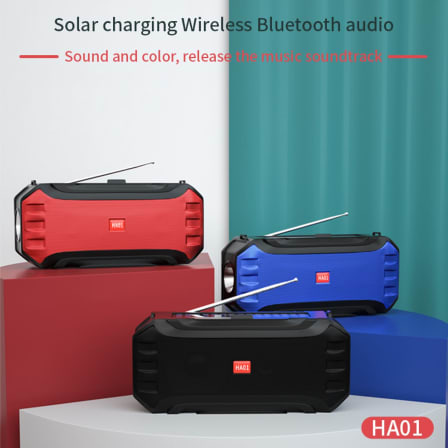 Solar Powered Radio - BLACK