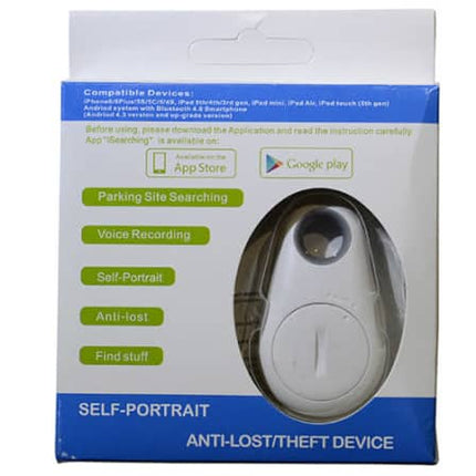 Smart Tag Wireless Bluetooth Tracker and Locator, Anti-lost alarm -  WHITE