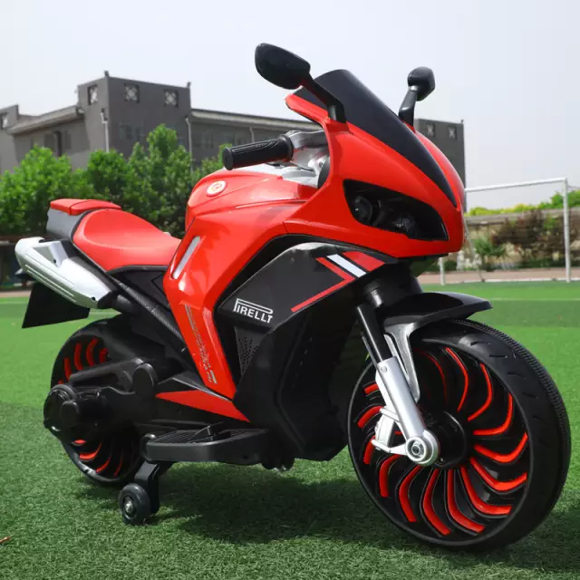 Kiddies 911 Bike Style Ride On - Red