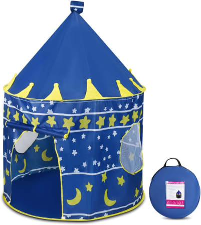 Kiddies Portable Foldable Camping Tent - Blue