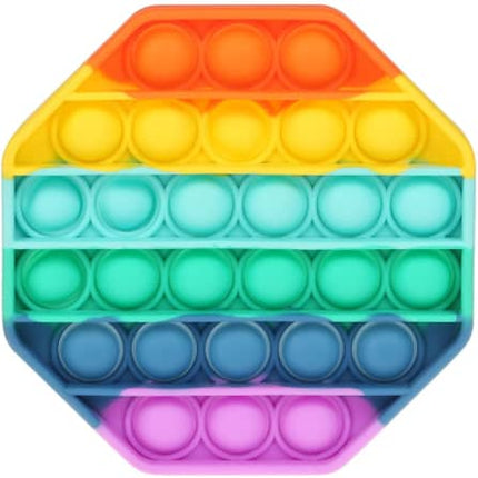 Rainbow Kids Pop Fidget Toys - Octagon
