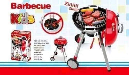 Kids BBQ Playset Toy - Red
