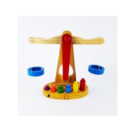 Wooden Balance Scale