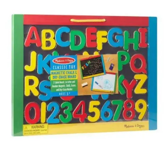 Melissa & Doug Magnetic Chalkboard/Dry-erase Board