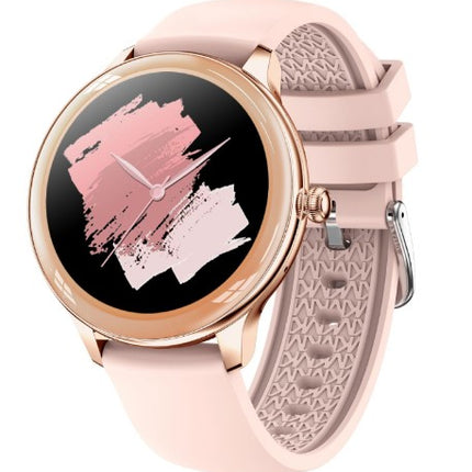 V33 Lady Smartwatch 1.09 inch Smart Watch Silicone - Pink