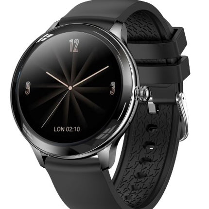 V33 Lady Smartwatch 1.09 inch Smart Watch Silicone - Black