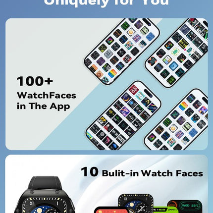 Rugged sports smart watch 1.91 inch 520mAH multi-scene sports mode