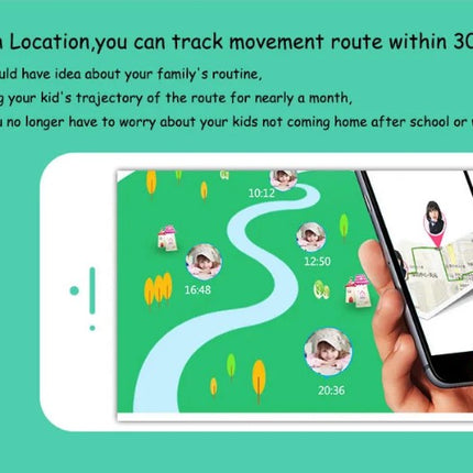 Q90 Smart Watch for Kids with SOS Alarm - Blue