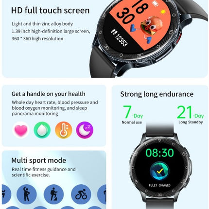 New Smartwatch D9 1.39 HD Large Screen