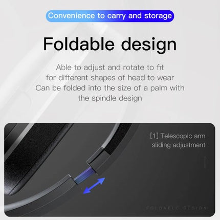 Baseus D02 Wireless Headphone Bluetooth 5.0 - White