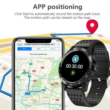 T1 Fitness Bracelet IP67 waterproof Health Monitoring Support Smart Watch - Red