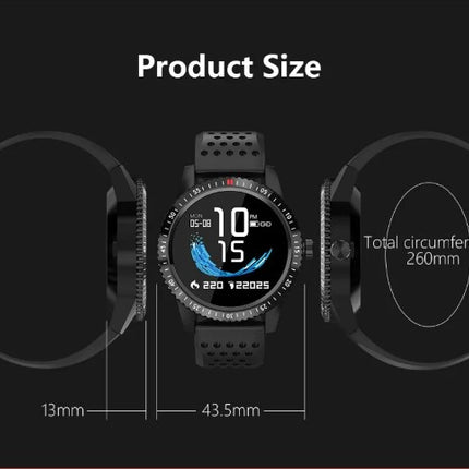 T1 Fitness Bracelet IP67 waterproof Health Monitoring Support Smart Watch - Red