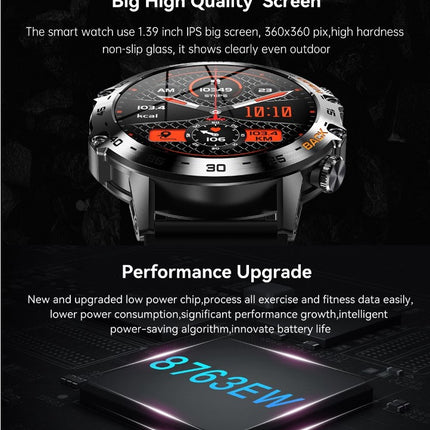 K52 Bluetooth Call Smart Watch - Orange