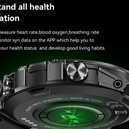 K52 Bluetooth Call Smart Watch - Black