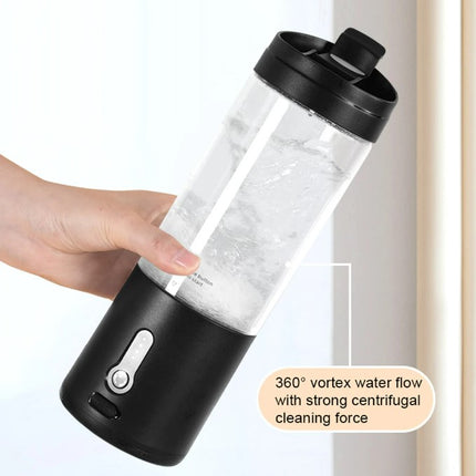 Portable Blender Cup USB Electric Fruit Juicer Rechargeable for Outdoor Sports Travel Camping - White
