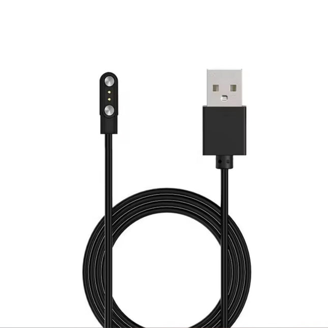 Universal Smartwatch Magnetic Charging Data Cable - Black 2P/2.5-8mm