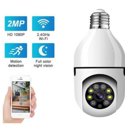 2MP E27 Bulb Security Surveillance IP Camera