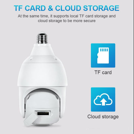 3mp Tuya Smart Wide Wifi Indoor Lamp Head Surveillance Camera