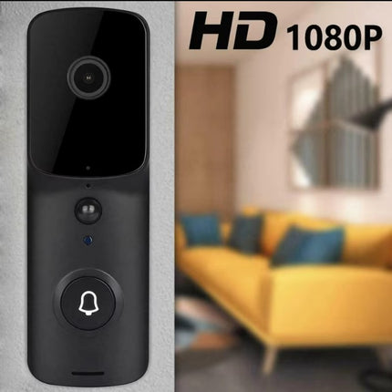 WiFi Smart Video Doorbell Camera - Black