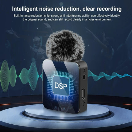 PULUZ Wireless Lavalier Microphone for Mobile Phone - 2 Type C