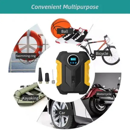 Carsun Multifunctional Digital Car Tyre Pump With One Touch Function