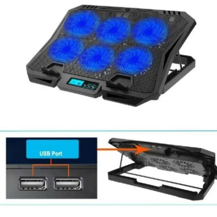 Laptop Cooling Fan - 6 fans