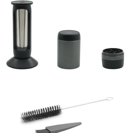 Electric Cigarette Grinder, Horn Tube, Cut Tobacco Metal Cigarette Lighter