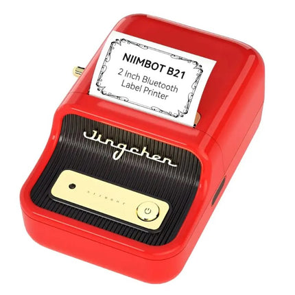 Niimbot B21 Portable Thermal Label Printer - Red
