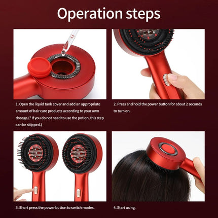 Electric Vibration Massage Comb Portable Hair Follicle Comb