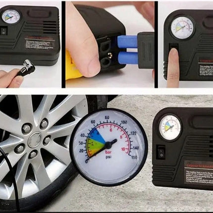 CAR JUMP STARTER + TYRE INFLATOR EMERGENCY KIT