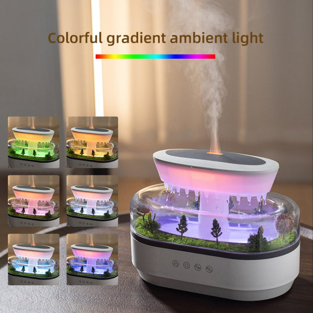 Smart Cool Mist Raindrop Air Humidifier for Garden Landscape