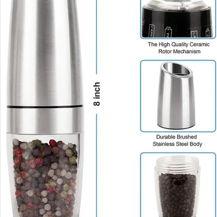 Electric Salt And Pepper Grinder Set
