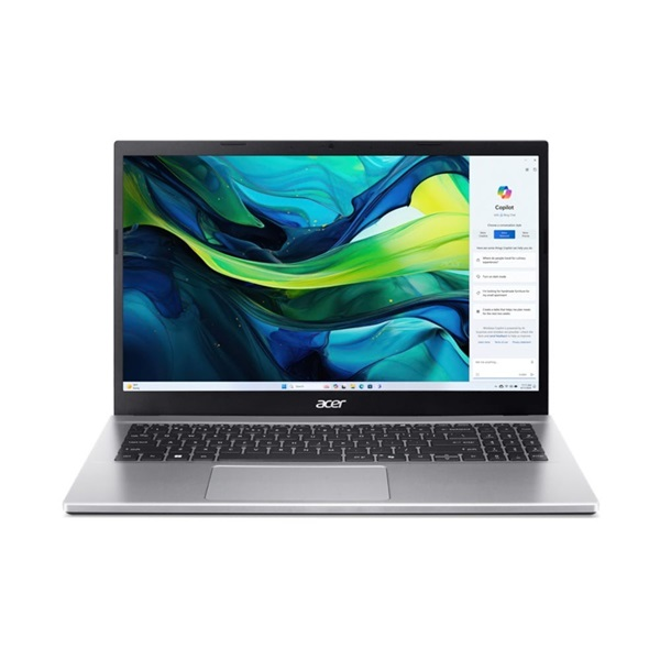 ACER Aspire AG15-42P-R9UT, 15.6" FHD, AMD Ryzen 5 7430U, 16GB, 1TB SSD, UMA, DOS, ezüst
